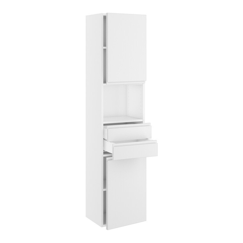 Kitchn Badhøjskab Slimline m/2 skuffer og 2 låger H:1728 D:320 B:400