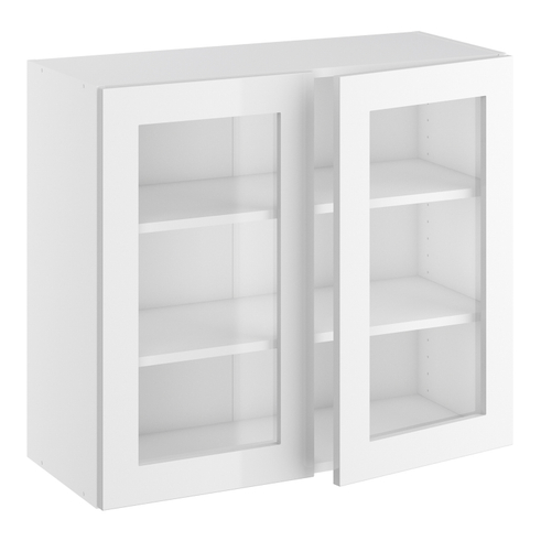 Kitchn Vitrineskab 2 hylder og 2 låger H:704 D:320 B:800