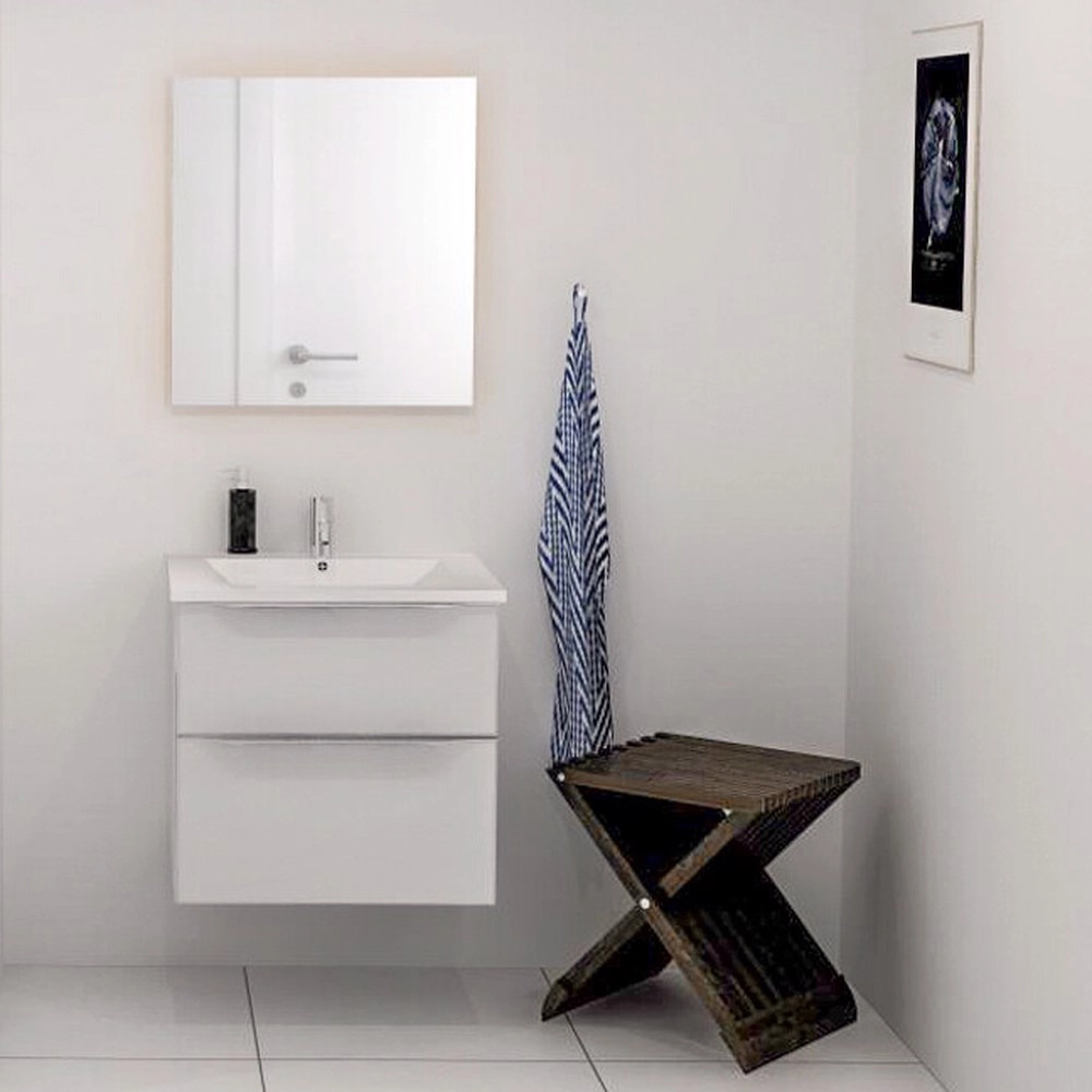 Badekarsett B: 61 cm med 2 skuffer<br> Velg mellom 8 modeller