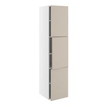 Badhøjskab, 3 låger 572mm, 5 hylder. H:1728 B:400 D:450