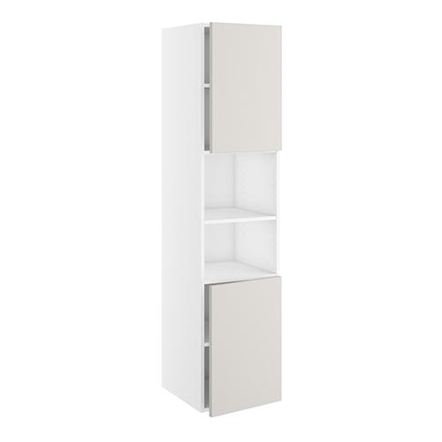 Badhøjskab, 2 låger 572mm, 5 hylder. H:1728 B:300 D:450