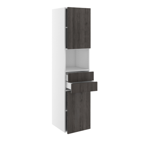 Kitchn Bad højskab med 2 skuffer og 2 låger