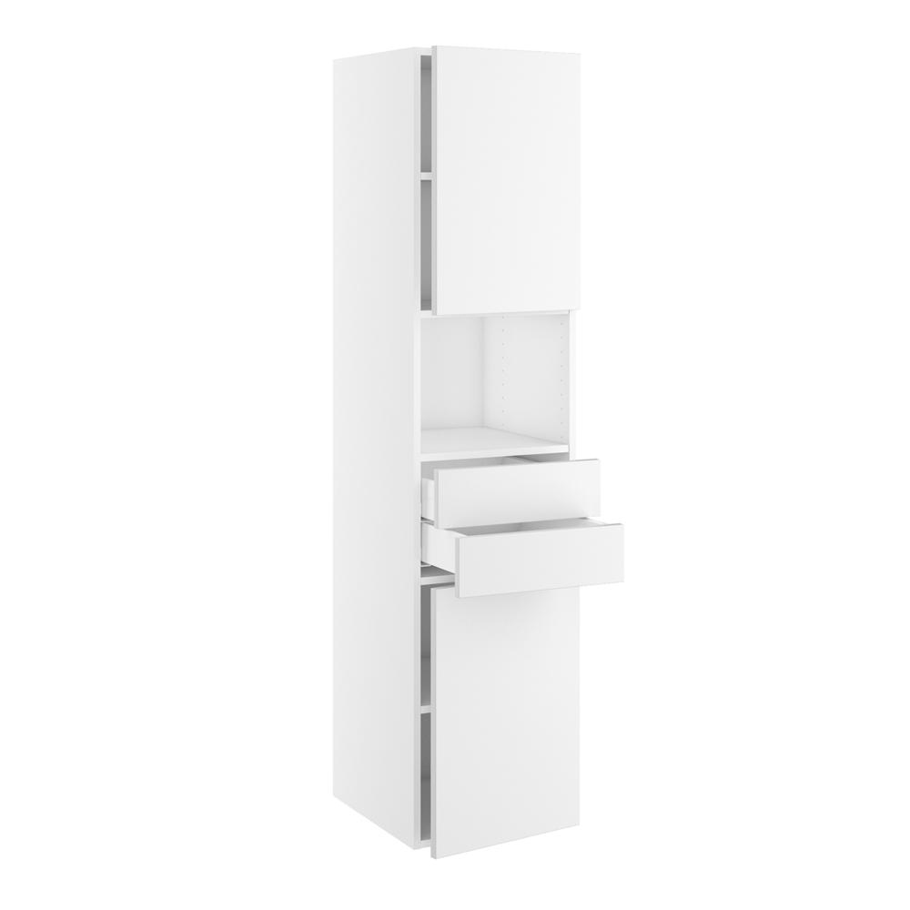 Badhøjskab m/2 skuffer og 2 låger H:1728 D:450 B:300