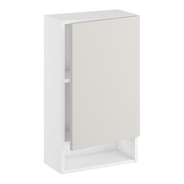 Badoverskab, 572mm låge, 2 hylder, åben nederst. H:704 B:300 D:200