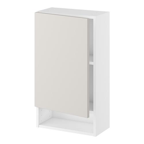 Badoverskab, 572mm låge, 2 hylder, åben nederst. H:704 B:300 D:200