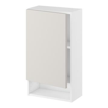 Badoverskab, 572mm låge, 2 hylder, åben nederst. H:704 B:300 D:200