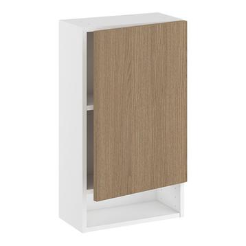 Badoverskab, 572mm låge, 2 hylder, åben nederst. H:704 B:300 D:200