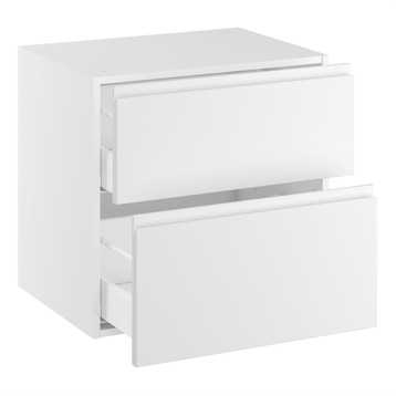 Badeservant lav med 2 skuffer H:576 D:450 B:300