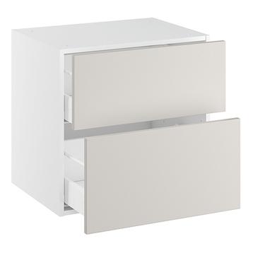 Badunderskab, 2 skuffer. H:576 B:1000 D:450