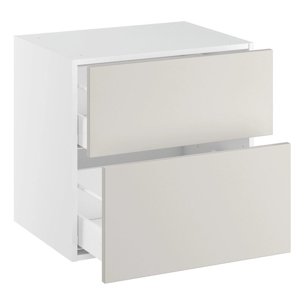 Badunderskab, 2 skuffer. H:576 B:1000 D:450