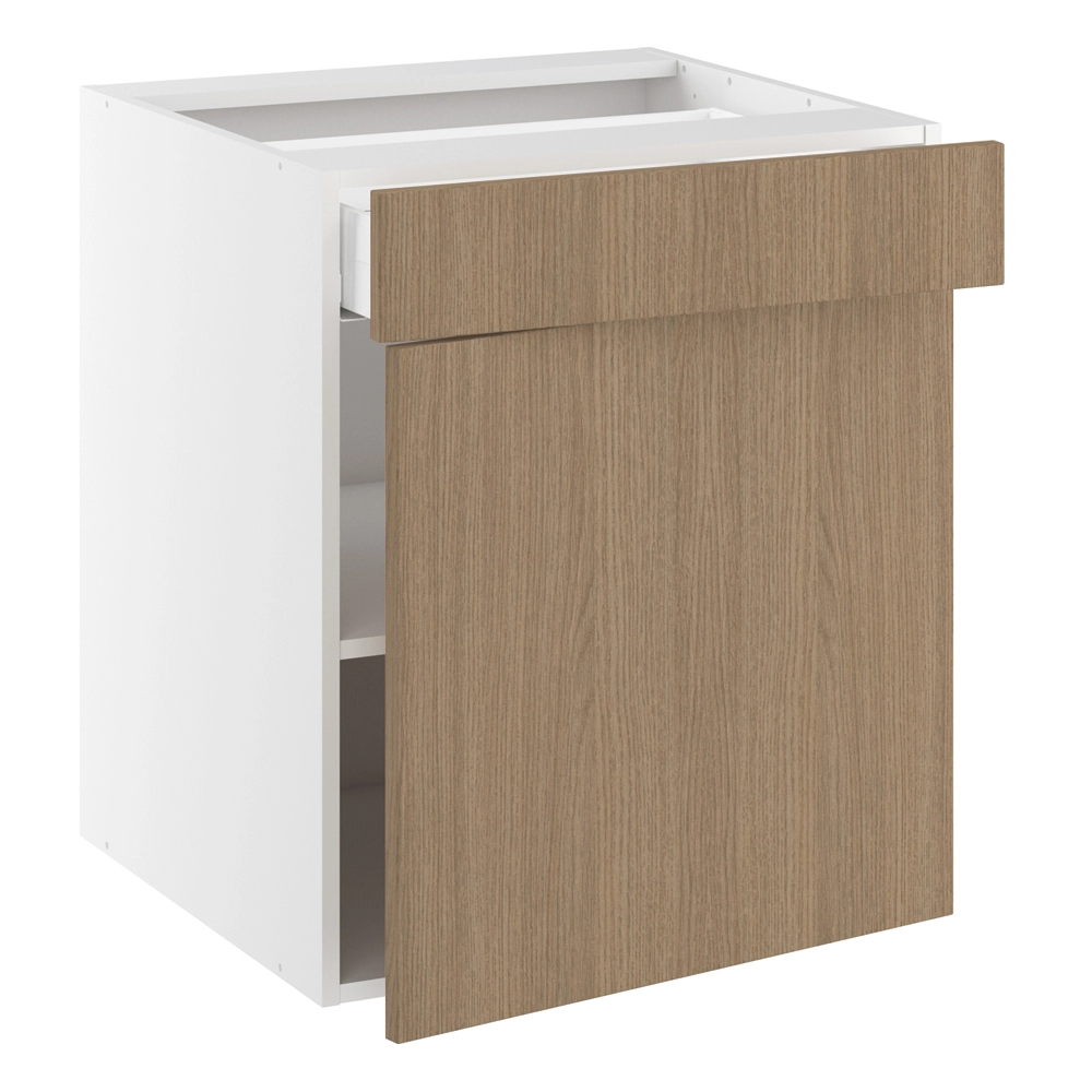 Badunderskab, 1 låge, 1 skuffe. H:704 B:300 D:450