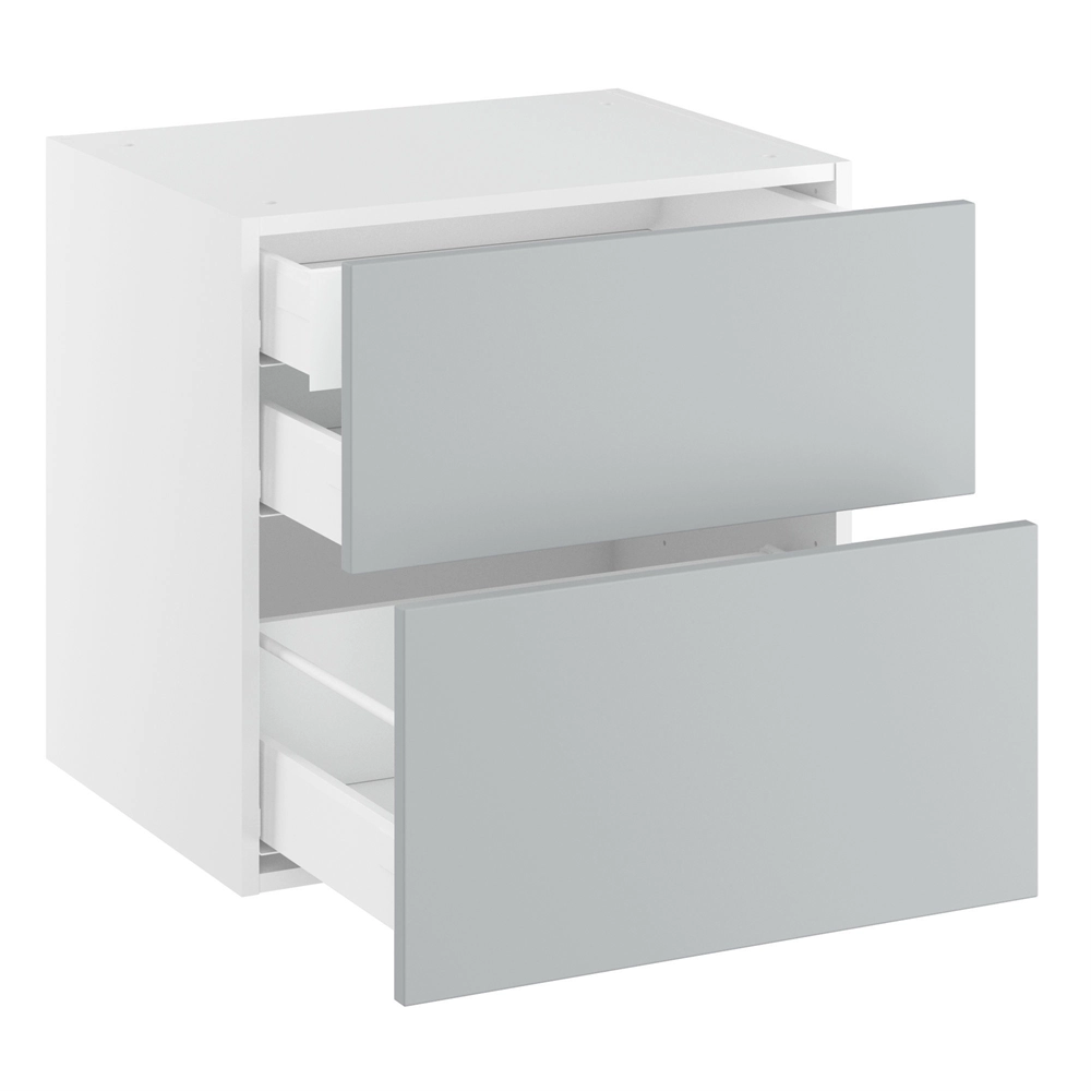 Lavt badeservant m/2 skuffer og 1 skuff H:576 D:450 B:1000