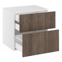 Kitchn Badunderskab lavt m/2 skuffer og 1 indvendig skuffe H:576 D:450 B:1000