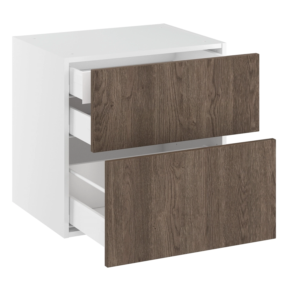 Lavt badeservant m/2 skuffer og 1 skuff H:576 D:450 B:1000