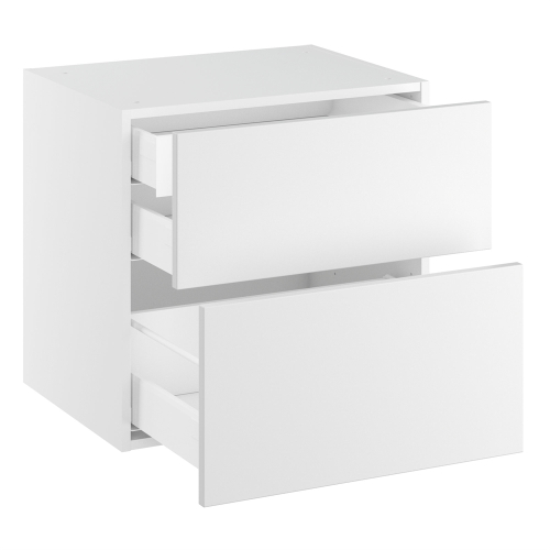 Badeservant lav m/2 skuffer og 1 innvendig skuff H:576 D:450 B:400