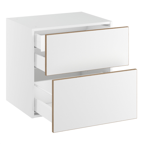 Badeservant lav m/2 skuffer og 1 innvendig skuff H:576 D:450 B:400