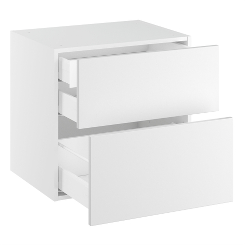 Kitchn Badunderskab lavt m/2 skuffer og 1 indvendig skuffe H:576 D:450 B:400