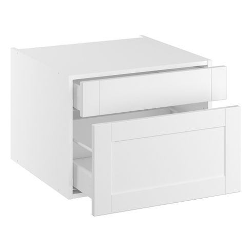 Kitchn Bundskab 2 skuffer H:316 og 124. H:448 D:580 B:600