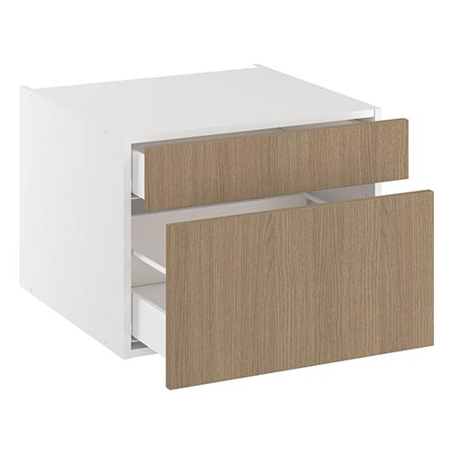 Bundskab, 2 skuffer. H:448 B:600 D:580