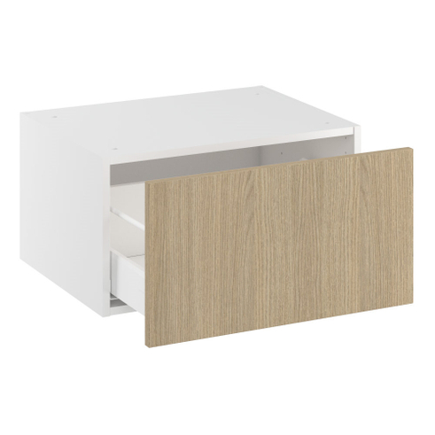 Kitchn Ekstra lavt vaskeskab bad med skuffe og udskæring