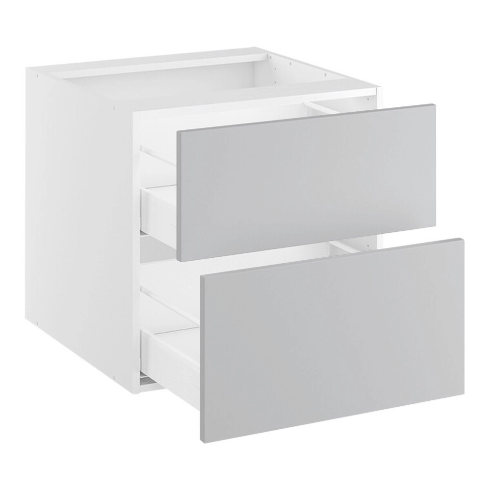 Lavt servantskap med 2 skuffer H:576 D:450 B:800