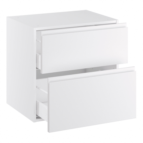 Lavt servantskap med 2 skuffer H:576 D:450 B:600