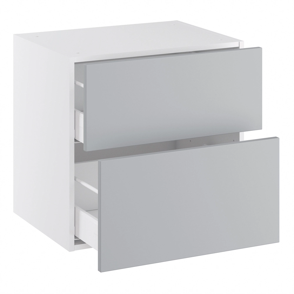 Lavt servantskap med 2 skuffer H:576 D:450 B:1000