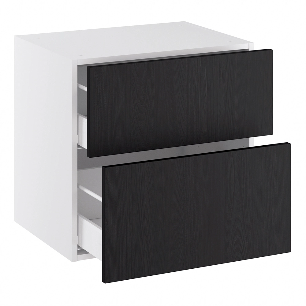 Lavt servantskap med 2 skuffer H:576 D:450 B:1000