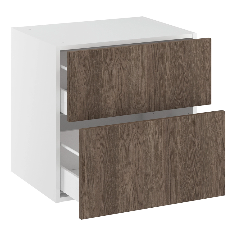 Lavt servantskap med 2 skuffer H:576 D:450 B:1000
