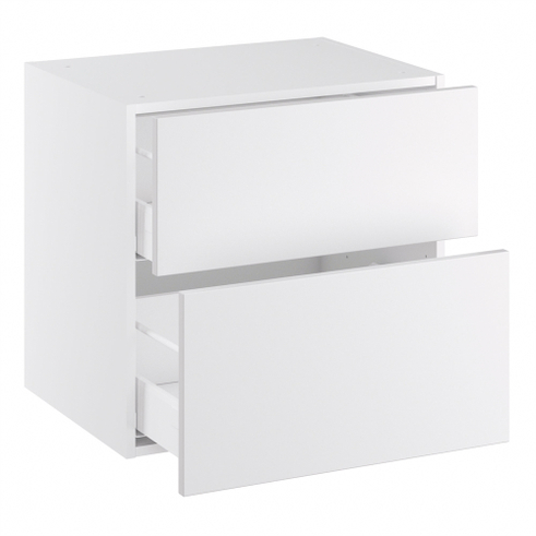 Kitchn Badvaskeskab lavt m/2 skuffer H:576 D:450 B:1200