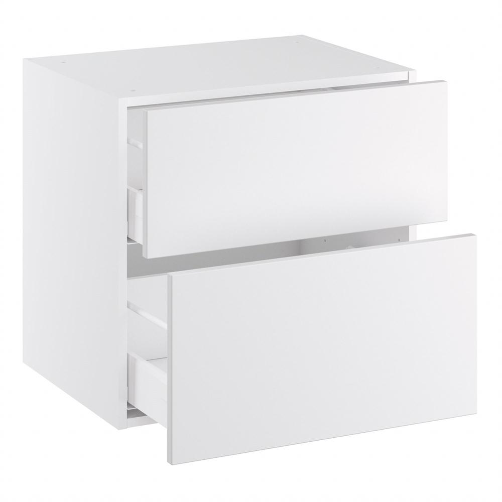 Badvaskeskab lavt m/2 skuffer H:576 D:450 B:1200