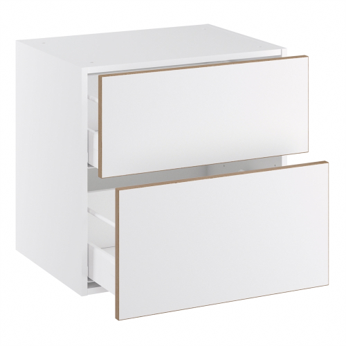 Lavt servantskap med 2 skuffer H:576 D:450 B:600