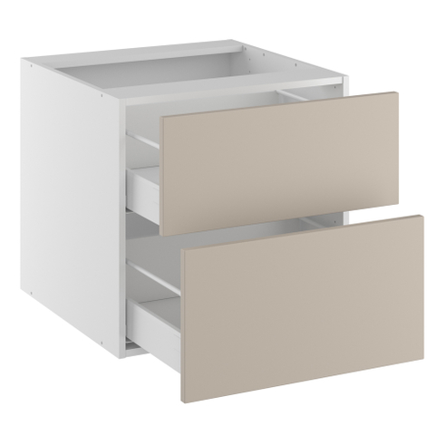 Badvaskeskab, 2 skuffer. H:576 B:1000 D:450