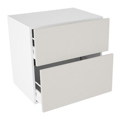 Badvaskeskab, 2 skuffer. H:576 B:1000 D:450