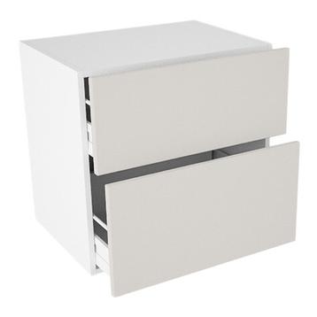 Badvaskeskab, 2 skuffer. H:576 B:1000 D:450