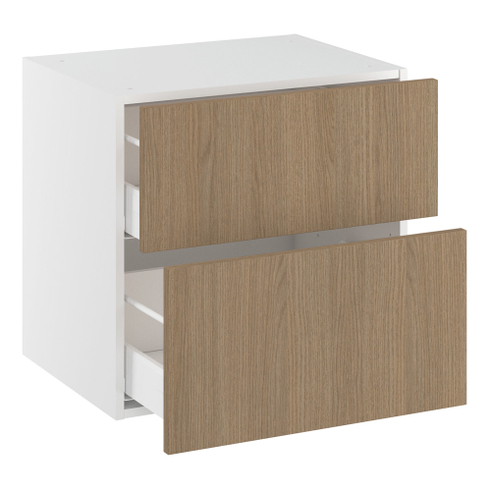 Badvaskeskab, 2 skuffer. H:576 B:1000 D:450