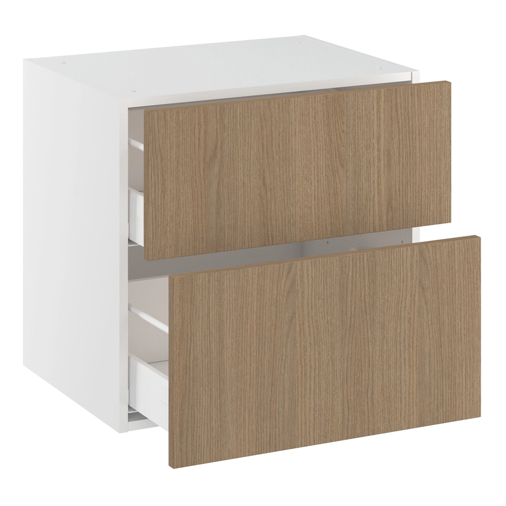 Badvaskeskab, 2 skuffer. H:576 B:1000 D:450