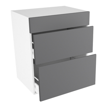 Kitchn Bad vaskeskab m/2 skuffer og sarg H:704 D:450 B:800