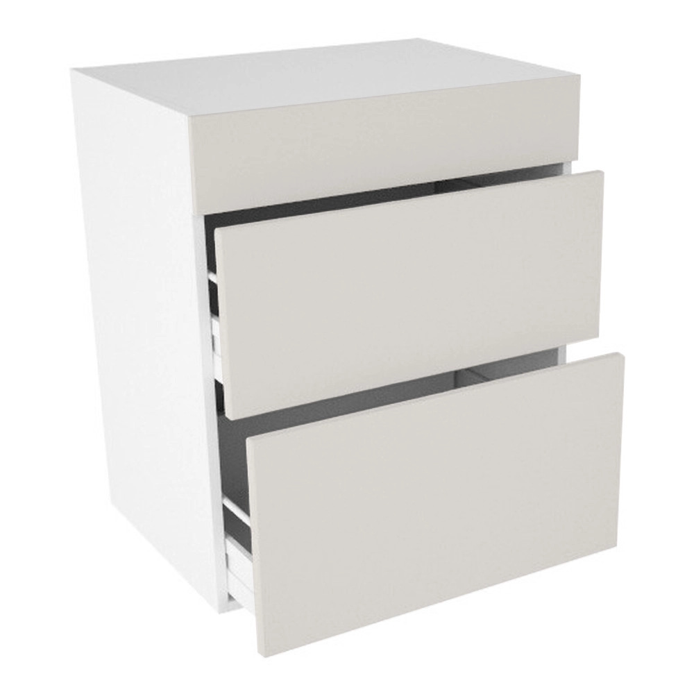 Badvaskeskab, 2 skuffer, m/sarg. H:704 B:1000 D:450