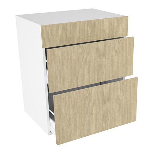 Badvaskeskab, 2 skuffer, m/sarg. H:704 B:1000 D:450