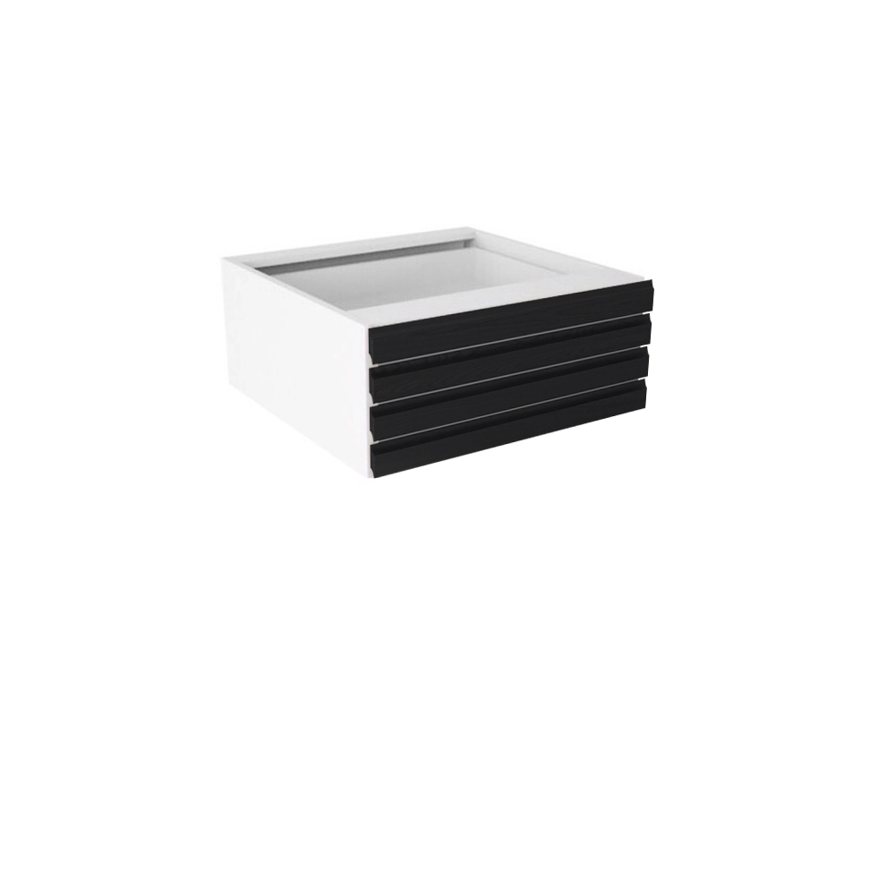 Servantskap lav LINE m/1 skuff (sammensatt av 2 fronter) H:320 D:450 B:800