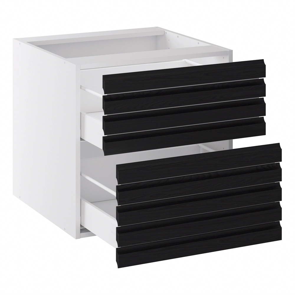 Lavt servantskap LINE m/2 skuffer (sammensatt av 2 fronter) H:576 D:450 B:1000