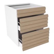 Kitchn Bad vaskeskab Line m/2 skuffer og sarg H:704 D:450 B:600