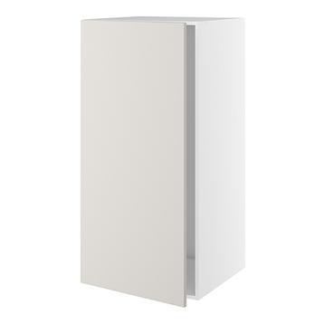 Designskab, t/integreret køl med glideskinner, 1 låge, m/hængselsboring. H:1248 B:600 D:580