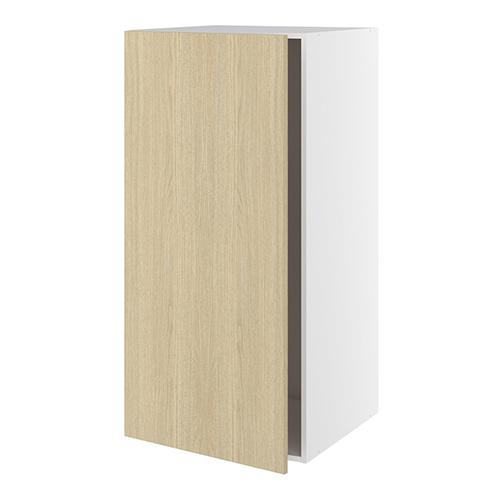 Designskab, t/integreret køl med fladhængsler, 1 låge, u/hængselsboring. H:1248 B:600 D:580