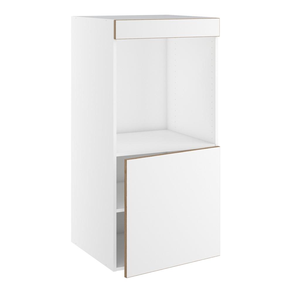 Designskab til ovn nichemål 647x567 m/låge og blændstykke H:1248 D:580 B:600