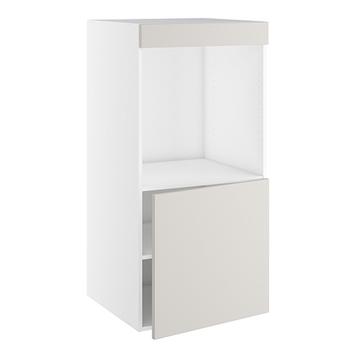 Designskab, t/ovn, 572mm låge, blændstykke 64mm, hul: 647mm. H:1248 B:600 D:580