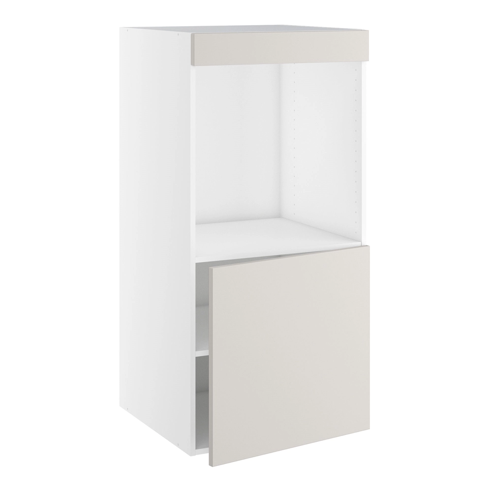 Designskab, t/ovn, 572mm låge, blændstykke 64mm, hul: 647mm. H:1248 B:600 D:580