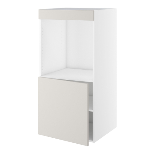 Designskab, t/ovn, 572mm låge, blændstykke 64mm, hul: 647mm. H:1248 B:600 D:580