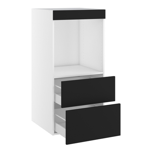 Kitchn Designskab til ovn nichemål 647x567 m/2 skuffer og blændstykke H:1248 D:580 B:600